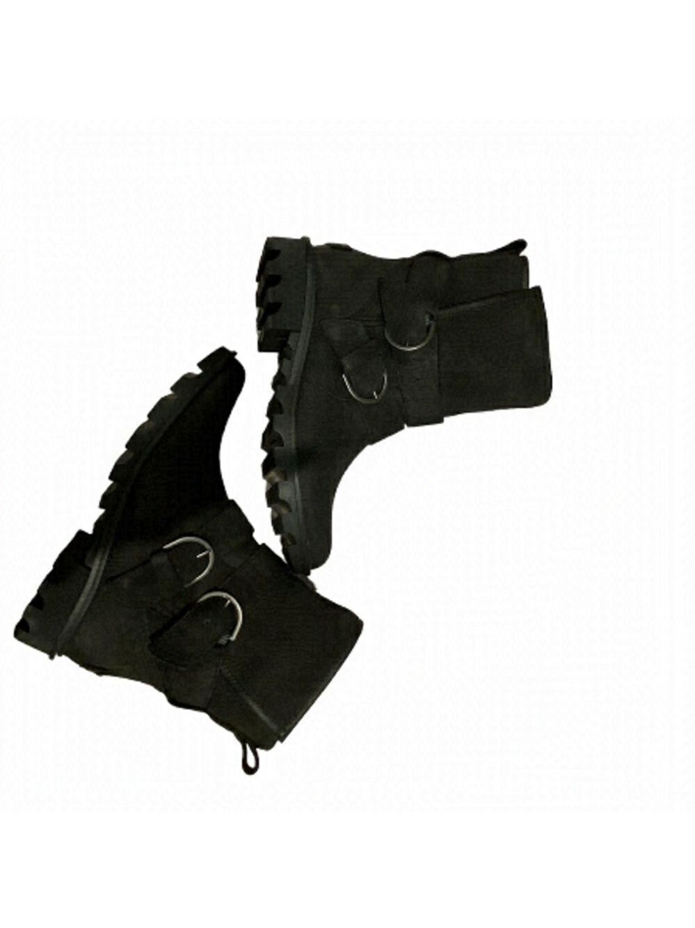 SOREL waterproof suede winter moto boots NWOT